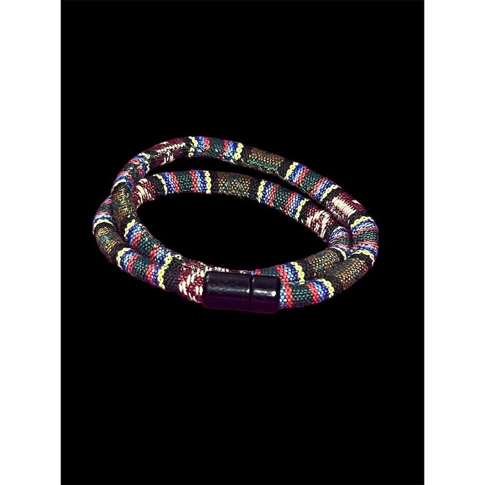 Ottoman Dubai Men's Bohemian Rope Bracelet Multicolor - Picture 7 of 11